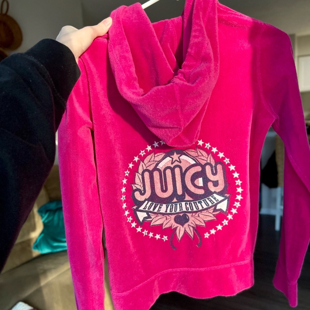 Juicy couture pink track jacket